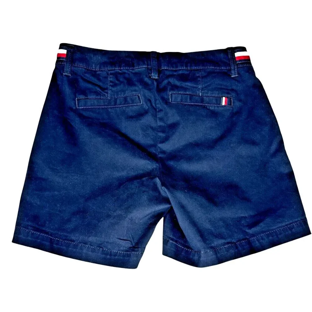 Tommy‎ Hilfiger Boys' Classic Stretch Chino Shorts, 5-Inch, Blue, Size 00